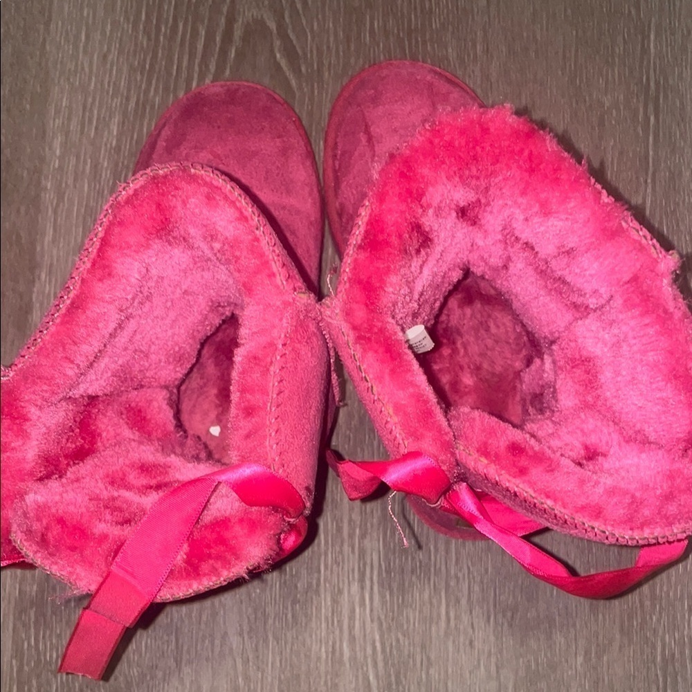 Cozy Pink Kids Boots - Picture 4 of 5